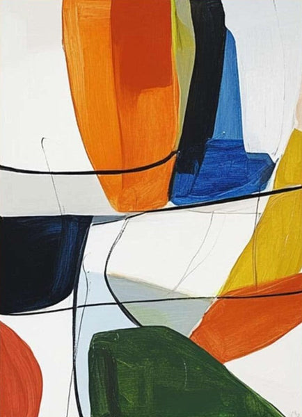 Large Abstract Paintings on Canvas, Large Painting for Sale, Hand Painted Canvas Art, Acrylic Paintings for Living Room-Grace Painting Crafts