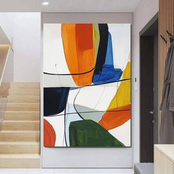 Large Abstract Paintings on Canvas, Large Painting for Sale, Hand Painted Canvas Art, Acrylic Paintings for Living Room-Grace Painting Crafts