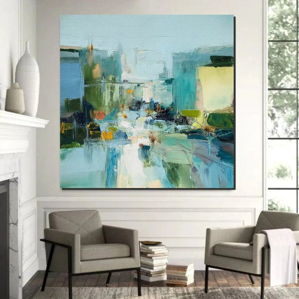 Abstract Wall Art on Canvas, Modern Paintings for Bedroom, Hand Painted Canvas Art, Contemporary Art on Canvas, Original Acrylic Paintings-Grace Painting Crafts