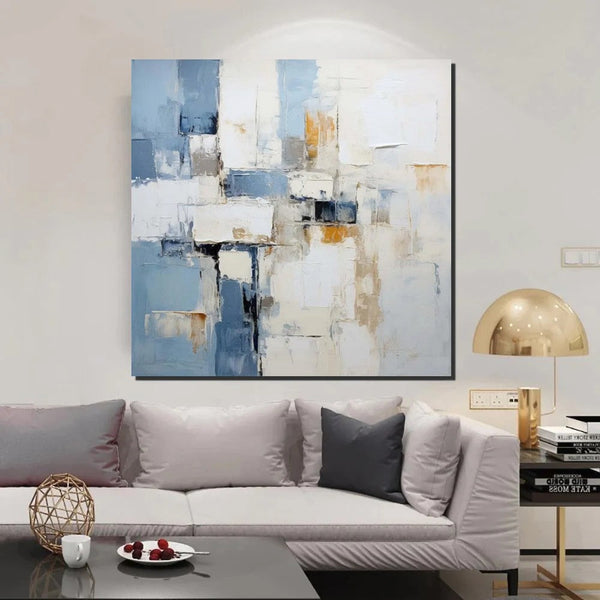 Modern Contemporary Artwork, Buy Paintings Online, Heavy Texture Canvas Art, Abstract Acrylic Paintings for Living Room, Oversized Large Wall Art-Grace Painting Crafts