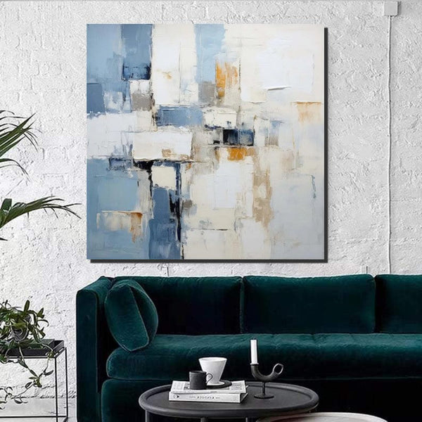 Modern Contemporary Artwork, Buy Paintings Online, Heavy Texture Canvas Art, Abstract Acrylic Paintings for Living Room, Oversized Large Wall Art-Grace Painting Crafts