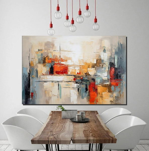 Original Acrylic Paintings, Modern Canvas Art, Modern Paintings for Bedroom, Oversized Wall Art for Living Room, Hand Painted Canvas Artwork-Grace Painting Crafts