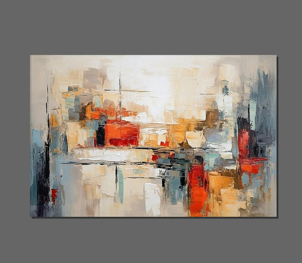 Original Acrylic Paintings, Modern Canvas Art, Modern Paintings for Bedroom, Oversized Wall Art for Living Room, Hand Painted Canvas Artwork-Grace Painting Crafts