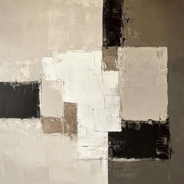 Canvas Painting for Living Room, Contemporary Abstract Artwork, Abstract Painting Ideas for Interior Design, Modern Wall Art Painting-Grace Painting Crafts