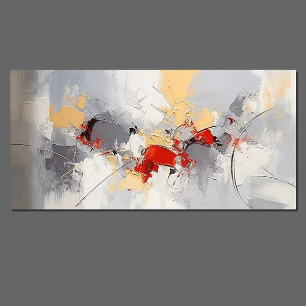 Hand Painted Canvas Art, Modern Paintings for Bedroom, Modern Living Room Art Ideas, Buy Art Online, Simple Abstract Art, Original Acrylic Paintings-Grace Painting Crafts