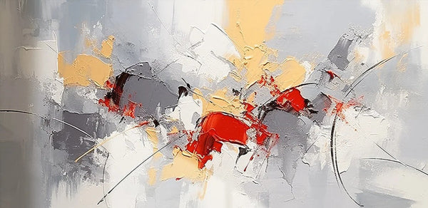 Hand Painted Canvas Art, Modern Paintings for Bedroom, Modern Living Room Art Ideas, Buy Art Online, Simple Abstract Art, Original Acrylic Paintings-Grace Painting Crafts