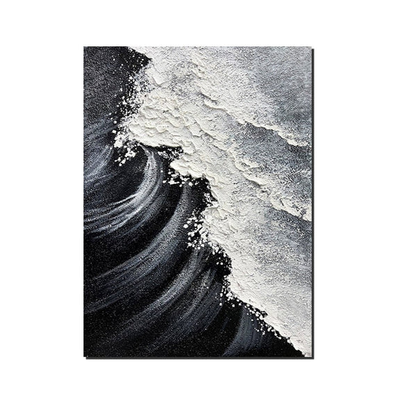 Heavy Texture Acrylic Paintings, Canvas Painting Ideas for Bedroom, Large Abstract Canvas Paintings, Hand Painted Wall Painting-Grace Painting Crafts