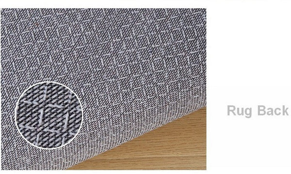 Contemporary Modern Rugs, Mid Century Round Modern Rugs under Chairs, Bedroom Abstract Modern Area Rugs, Geometric Round Rugs for Dining Room-Grace Painting Crafts