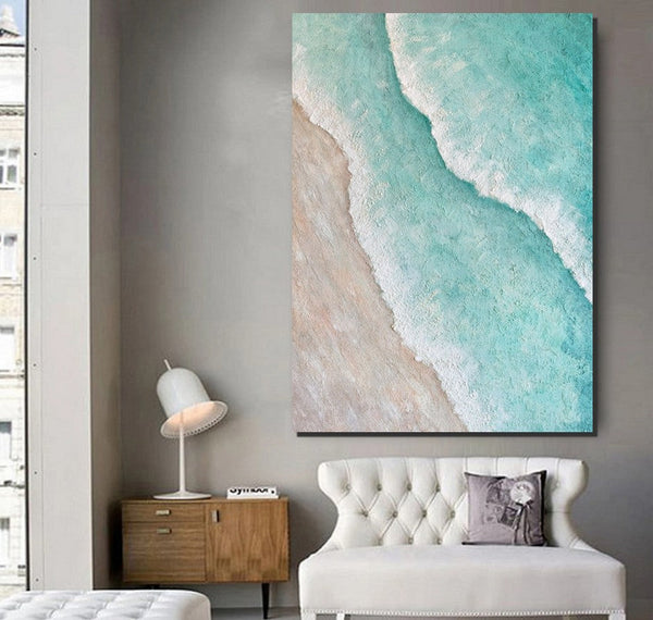 Large Painting on Canvas, Living Room Wall Art Paintings, Buy Paintings Online, Simple Acrylic Painting Ideas, Acrylic Abstract Painting Behind Couch-Grace Painting Crafts