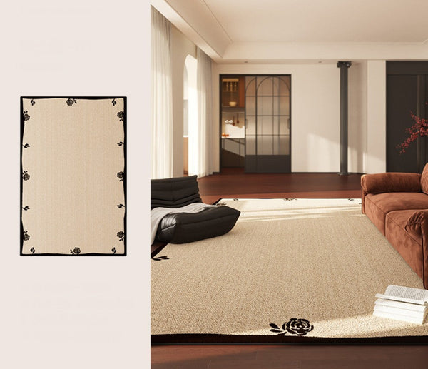 Contemporary Modern Rugs, Geometric Contemporary Rugs Next to Bed, Modern Rugs for Dining Room, Mid Century Area Rugs for Living Room-Grace Painting Crafts