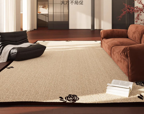 Contemporary Modern Rugs, Geometric Contemporary Rugs Next to Bed, Modern Rugs for Dining Room, Mid Century Area Rugs for Living Room-Grace Painting Crafts