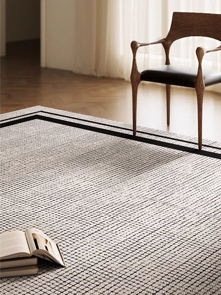 Geometric Modern Rugs for Sale, Contemporary Modern Rugs for Bedroom, Modern Rug Placement Ideas for Living Room, Abstract Rugs for Dining Room-Grace Painting Crafts
