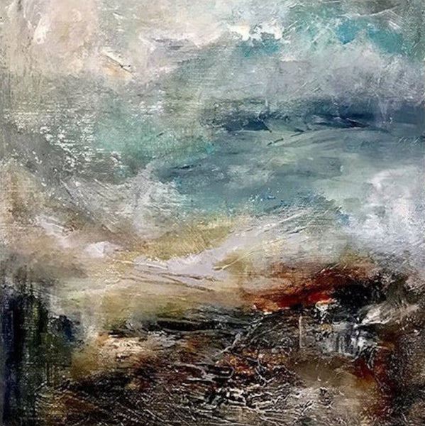 Modern Contemporary Abstract Artwork, Extra Large Wall Art Paintings, Acrylic Painting for Dining Room, Palette Knife Painting, Heavy Texutre Wall Art-Grace Painting Crafts