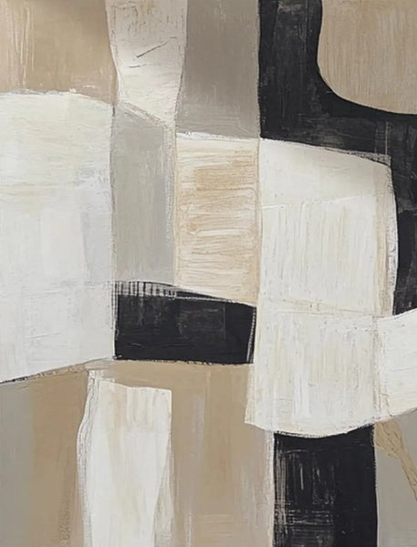 Abstract Acrylic Paintings for Living Room, Contemporary Canvas Wall Art, Modern Contemporary Artwork, Buy Paintings Online-Grace Painting Crafts