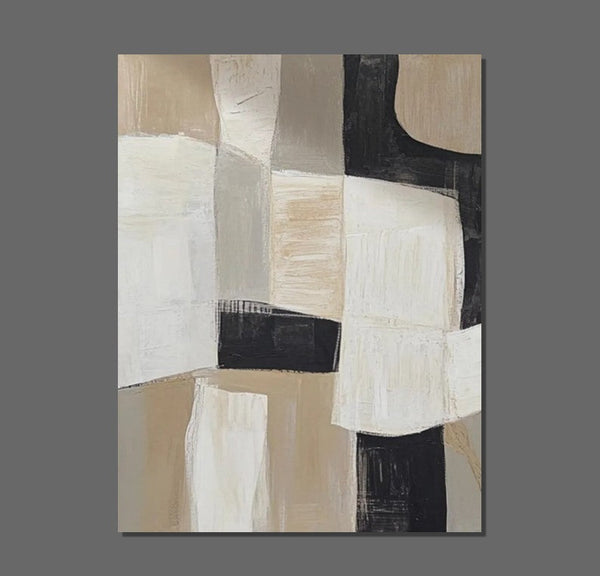 Abstract Acrylic Paintings for Living Room, Contemporary Canvas Wall Art, Modern Contemporary Artwork, Buy Paintings Online-Grace Painting Crafts