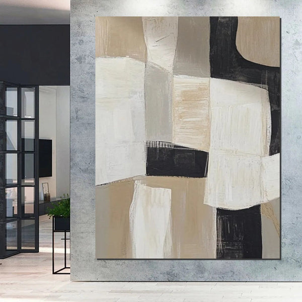 Abstract Acrylic Paintings for Living Room, Contemporary Canvas Wall Art, Modern Contemporary Artwork, Buy Paintings Online-Grace Painting Crafts