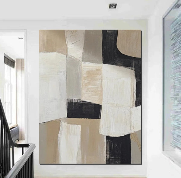 Abstract Acrylic Paintings for Living Room, Contemporary Canvas Wall Art, Modern Contemporary Artwork, Buy Paintings Online-Grace Painting Crafts