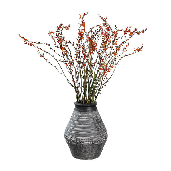 Natural Decorations, Flower Arrangement, Handmade Artificial Flower, Dried Fire Orchid Bouquet, Natural Dried Flowers-Grace Painting Crafts