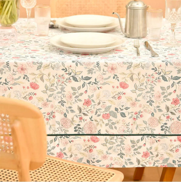 Country Farmhouse Tablecloth, Rustic Table Covers for Kitchen, Large Rectangle Tablecloth for Dining Room Table, Square Tablecloth for Round Table-Grace Painting Crafts
