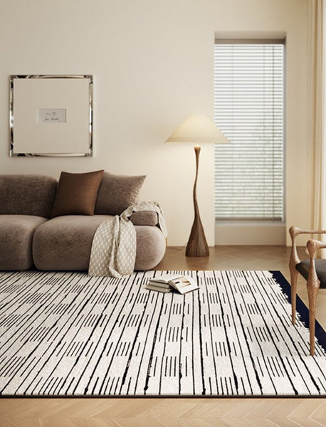 Simple Modern Rugs for Dining Room, Bedroom Modern Rugs, Living Room Contemporary Modern Rugs, Large Abstract Geometric Modern Rugs-Grace Painting Crafts