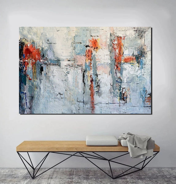 Abstract Acrylic Paintings for Living Room, Buy Paintings Online, Heavy Texture Canvas Art, Modern Contemporary Artwork-Grace Painting Crafts