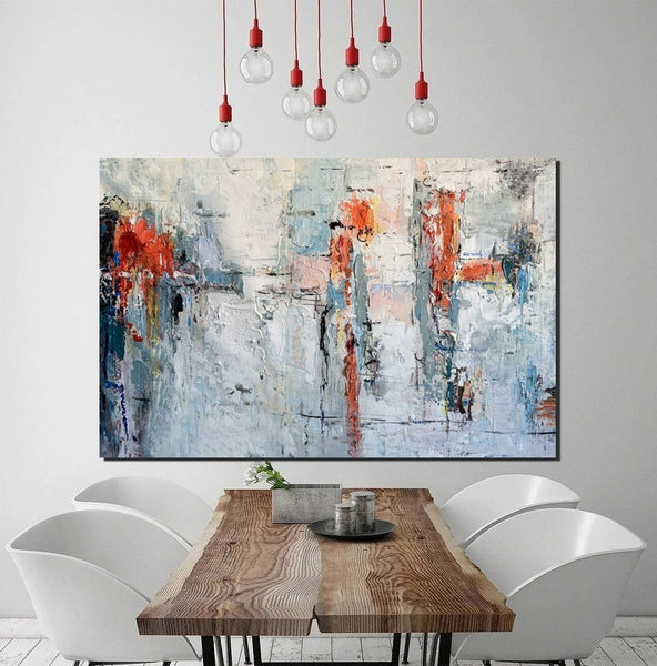 Abstract Acrylic Paintings for Living Room, Buy Paintings Online, Heavy Texture Canvas Art, Modern Contemporary Artwork-Grace Painting Crafts