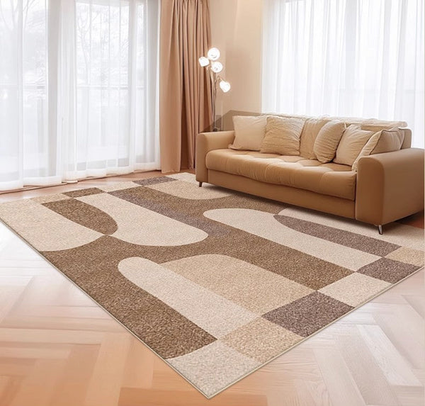 Contemporary Rugs for Kitchen, Living Room Modern Rugs, Geometric Modern Rugs for Sale, Abstract Modern Rug Ideas for Bedroom-Grace Painting Crafts