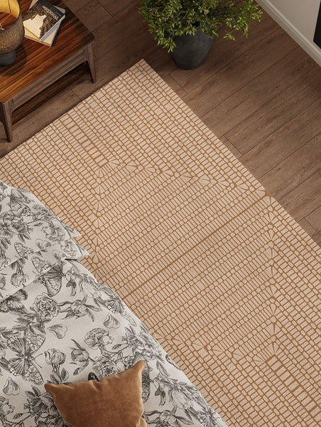 Mid Century Geometric Carpets, Modern Rugs under Dining Room Table, Contemporary Modern Rugs Next to Bed, Abstract Modern Rugs for Living Room-Grace Painting Crafts