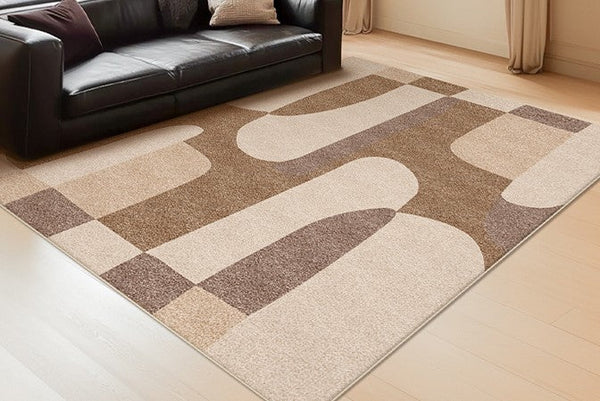 Contemporary Rugs for Kitchen, Living Room Modern Rugs, Geometric Modern Rugs for Sale, Abstract Modern Rug Ideas for Bedroom-Grace Painting Crafts