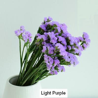 Dried Statices Flower, Dried Flowers, Flower Bunches, Dried Floral-Grace Painting Crafts