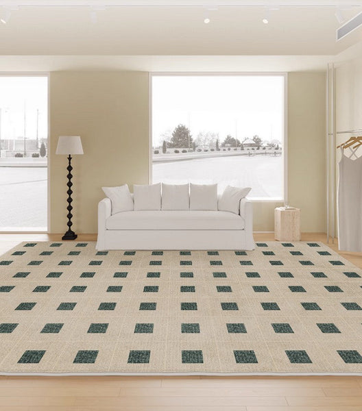 Modern Rugs for Living Room, Contemporary Soft Rugs under Sofa, Bedroom Modern Area Rugs, Large Abstract Rugs for Office-Grace Painting Crafts