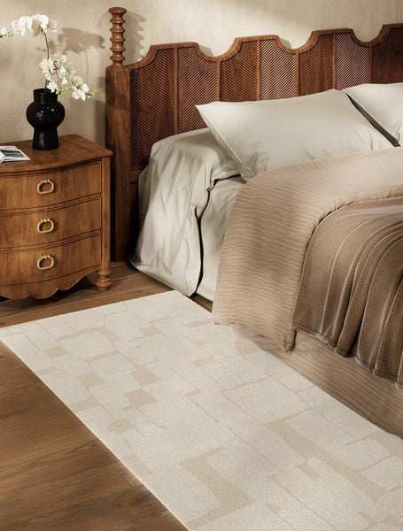 Contemporary Modern Rugs Next to Bed, Abstract Modern Rugs for Living Room, Mid Century Geometric Carpets, Modern Rugs under Dining Room Table-Grace Painting Crafts