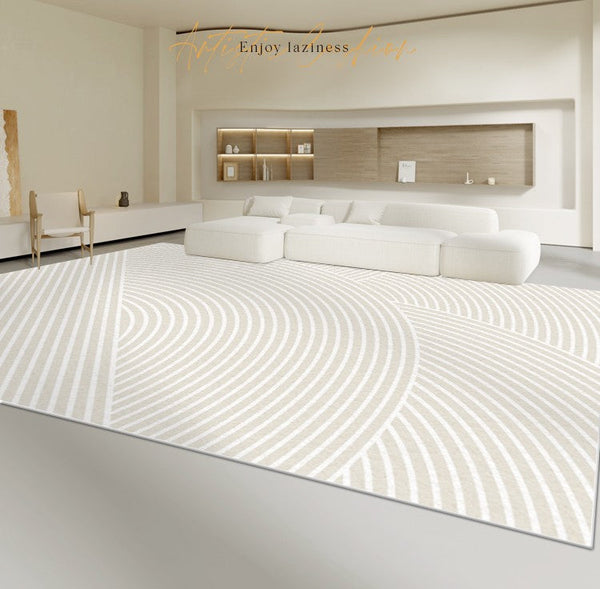Abstract Geometric Modern Rugs for Living Room, Soft Modern Rugs for Bedroom, Simple Modern Carpets for Interior Design, Modern Rugs for Dining Room-Grace Painting Crafts