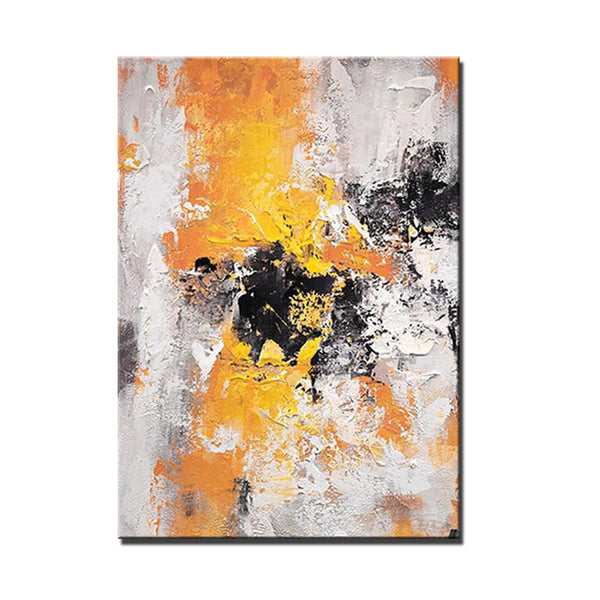 Abstract Acrylic Paintings for Living Room, Modern Contemporary Artwork, Buy Paintings Online, Heavy Texture Canvas Art-Grace Painting Crafts