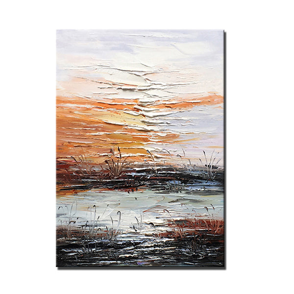 Abstract Canvas Painting, Modern Paintings for Living Room, Hand Painted Wall Art, Huge Painting for Sale-Grace Painting Crafts