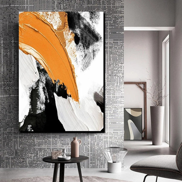 Large Abstract Paintings, Large Paintings for Living Room, Simple Modern Art, Modern Canvas Painting, Contemporary Acrylic Wall Art Ideas-Grace Painting Crafts