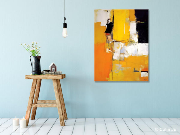 Oversized Canvas Wall Art Paintings, Contemporary Acrylic Painting on Canvas, Original Modern Artwork, Large Abstract Painting for Bedroom-Grace Painting Crafts