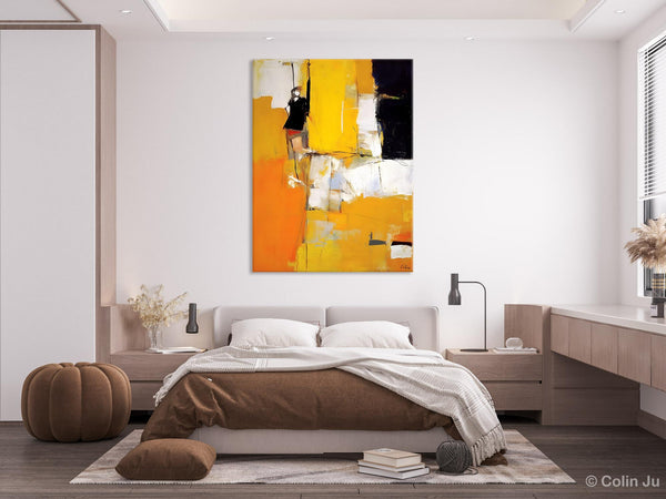 Oversized Canvas Wall Art Paintings, Contemporary Acrylic Painting on Canvas, Original Modern Artwork, Large Abstract Painting for Bedroom-Grace Painting Crafts