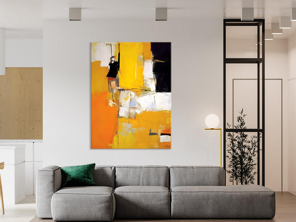 Oversized Canvas Wall Art Paintings, Contemporary Acrylic Painting on Canvas, Original Modern Artwork, Large Abstract Painting for Bedroom-Grace Painting Crafts