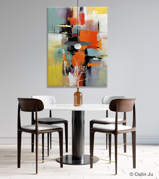 Abstract Canvas Painting, Modern Paintings for Living Room, Huge Painting for Sale, Original Hand Painted Wall Art-Grace Painting Crafts