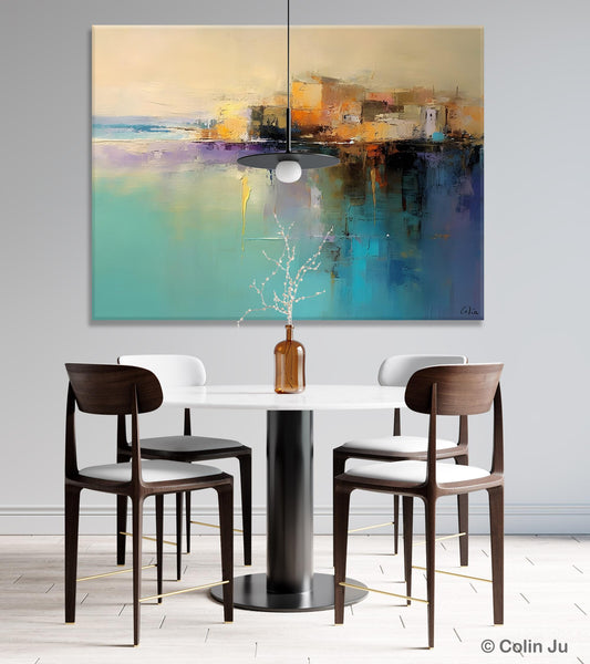 Original Landscape Paintings, Landscape Canvas Paintings for Living Room, Acrylic Painting on Canvas, Extra Large Modern Wall Art Paintings-Grace Painting Crafts