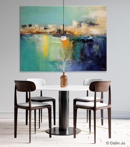 Contemporary Canvas Wall Art, Original Hand Painted Canvas Art, Acrylic Paintings Behind Sofa, Abstract Paintings for Bedroom, Buy Paintings Online-Grace Painting Crafts