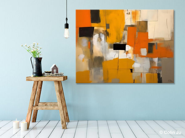 Acrylic Wall Art Painting, Acrylic Paintings for Living Room, Hand Painted Wall Painting, Simple Modern Art, Large Original Abstract Paintings-Grace Painting Crafts