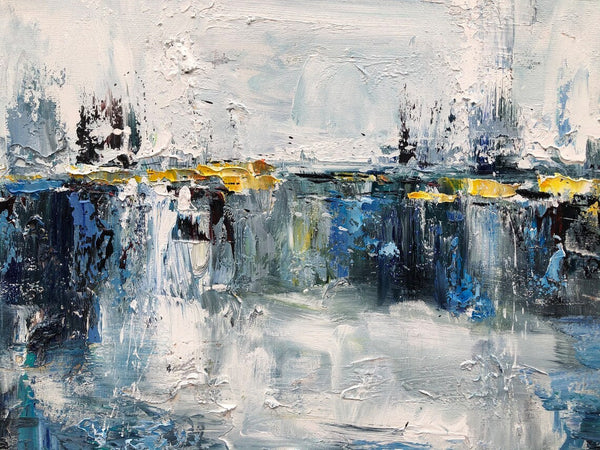 Living Room Wall Art Painting, Extra Large Acrylic Painting, Simple Modern Art, Palette Knife Paintings, Modern Contemporary Abstract Artwork-Grace Painting Crafts