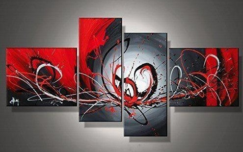 Top 10 Abstract Painting for Living Room, Extra Large Painting for Sale, 3 Panel Canvas Painting for Sale