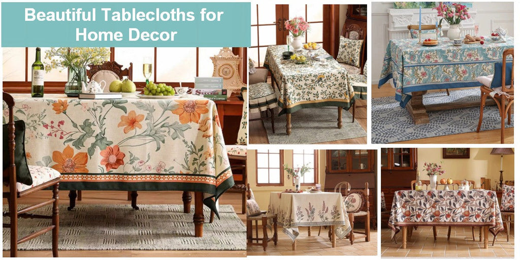 Rectangle Tablecloth for Dining Table, Decorative Table Covers for Round Table, Modern Tablecloths, Rustic Linen Table Covers, Square Tablecloths for Coffee Table