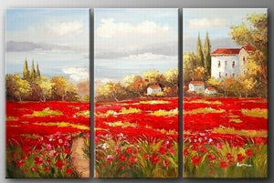 Flower Field Painting