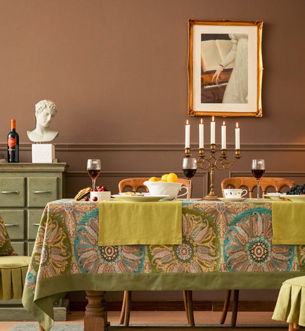 Large Tablecloths for Dining Room Table