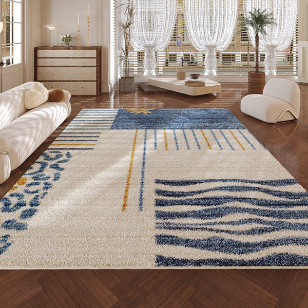 Abstract Contemporary Runner Rugs for Living Room, Modern Runner Rugs Next to Bed, Bathroom Runner Rugs, Kitchen Runner Rugs, Runner Rugs for Hallway-Grace Painting Crafts