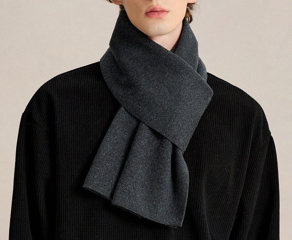 Casual Fashion Scarf for Men, Men's Cashmere Scarf Winter, Soft Wool Scarf for Men, Men's Winter Scarf, Business Formal Men Scarf Styles, Wool Scarf for Gentleman-Grace Painting Crafts